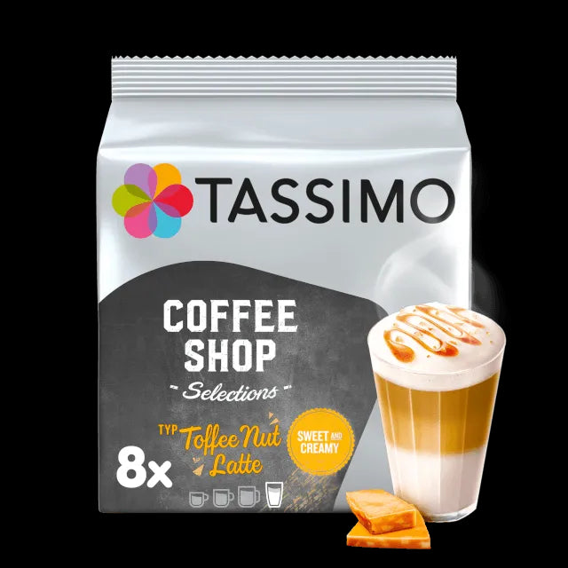 Tassimo Coffee Shop Selections Kapseln Toffee Nut Latte 8+8ST 268g