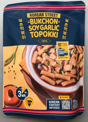 Korean Street Topokki Sojasauce und Knoblauch 163g