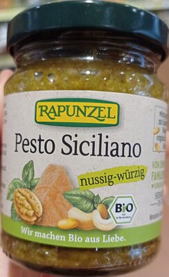 Bio Rapunzel Pesto Siciliano 130ml