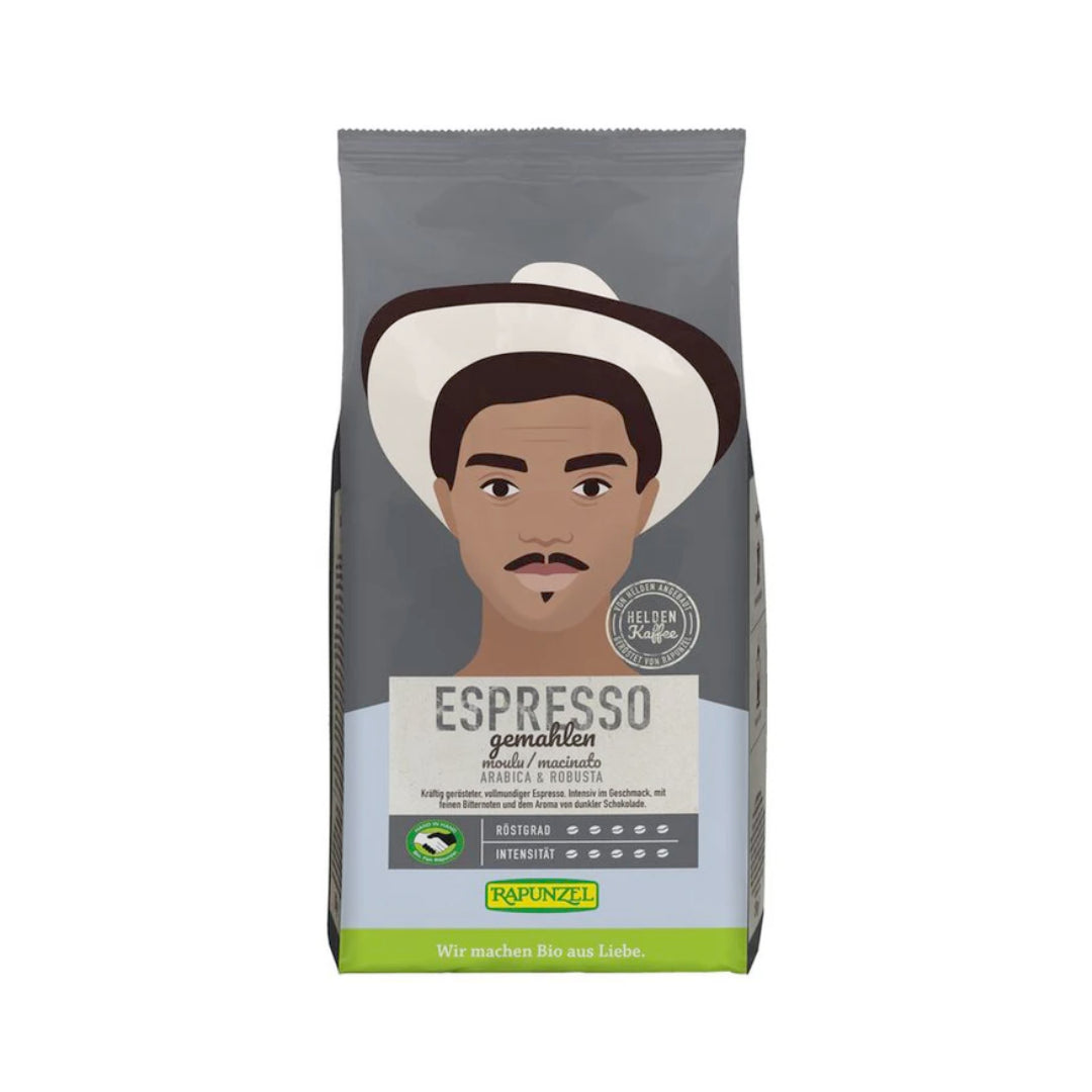 Bio Rapunzel Heldenkaffee Espresso gemahlen 250g