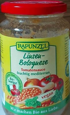 Bio Rapunzel Tomatensauce Linsen-Bolognese 325ml