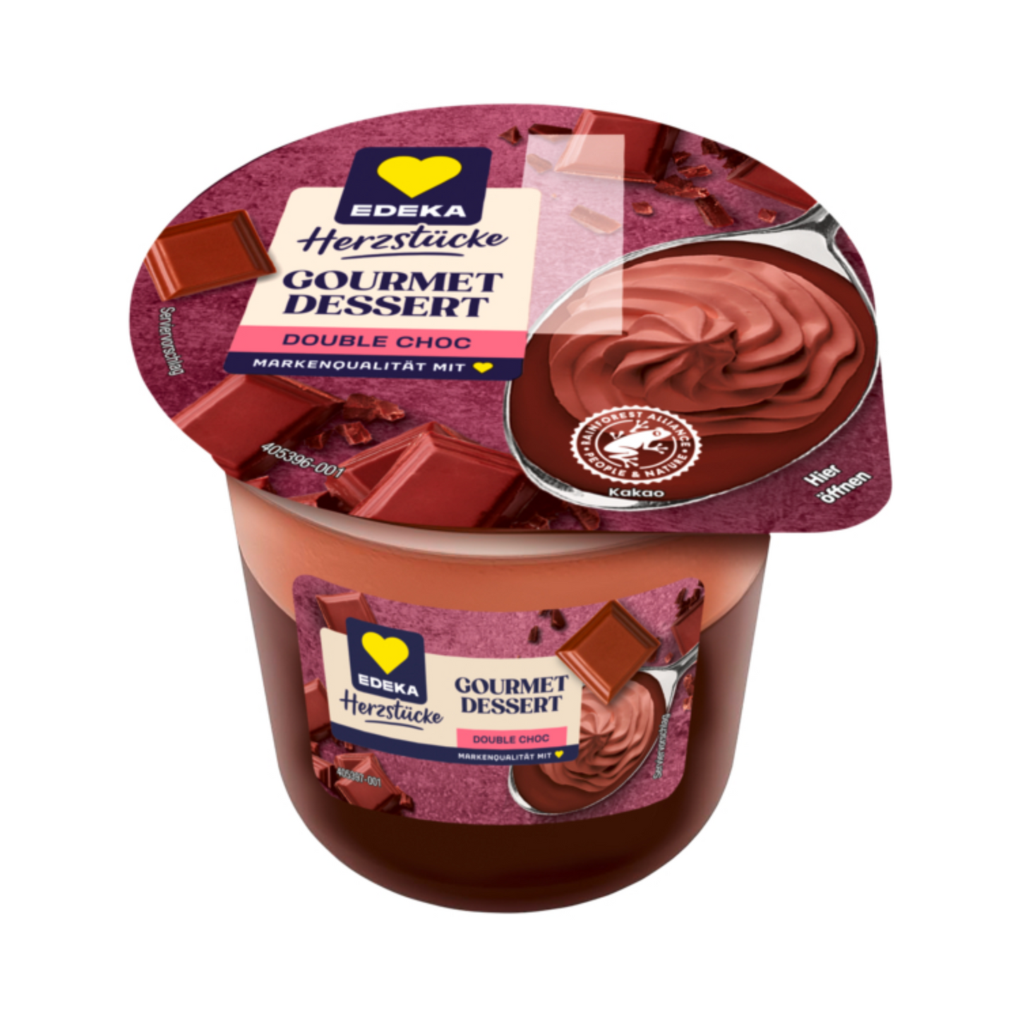 EDEKA Herzstücke Gourmet Dessert Double Choc 190g