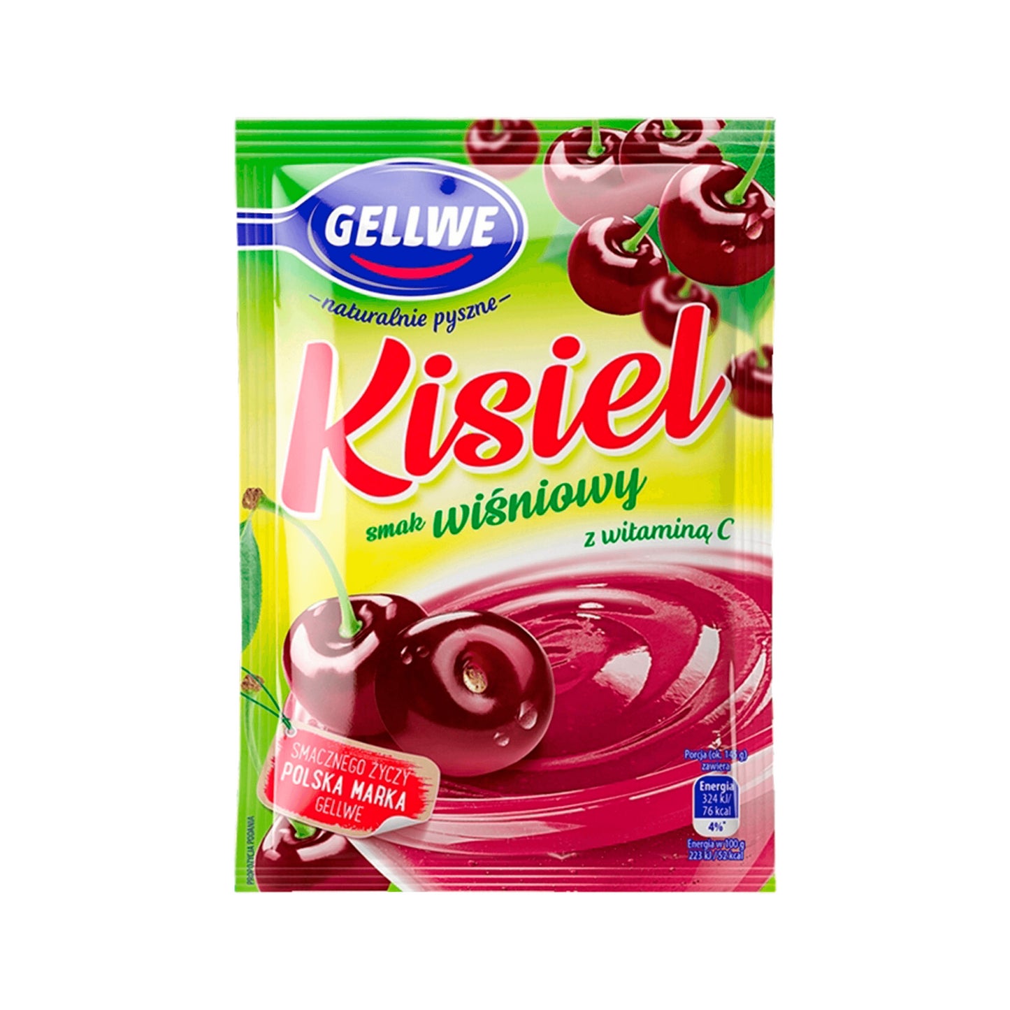 Gellwe Kisiel mit Kirschgeschmack für 500ml 38g