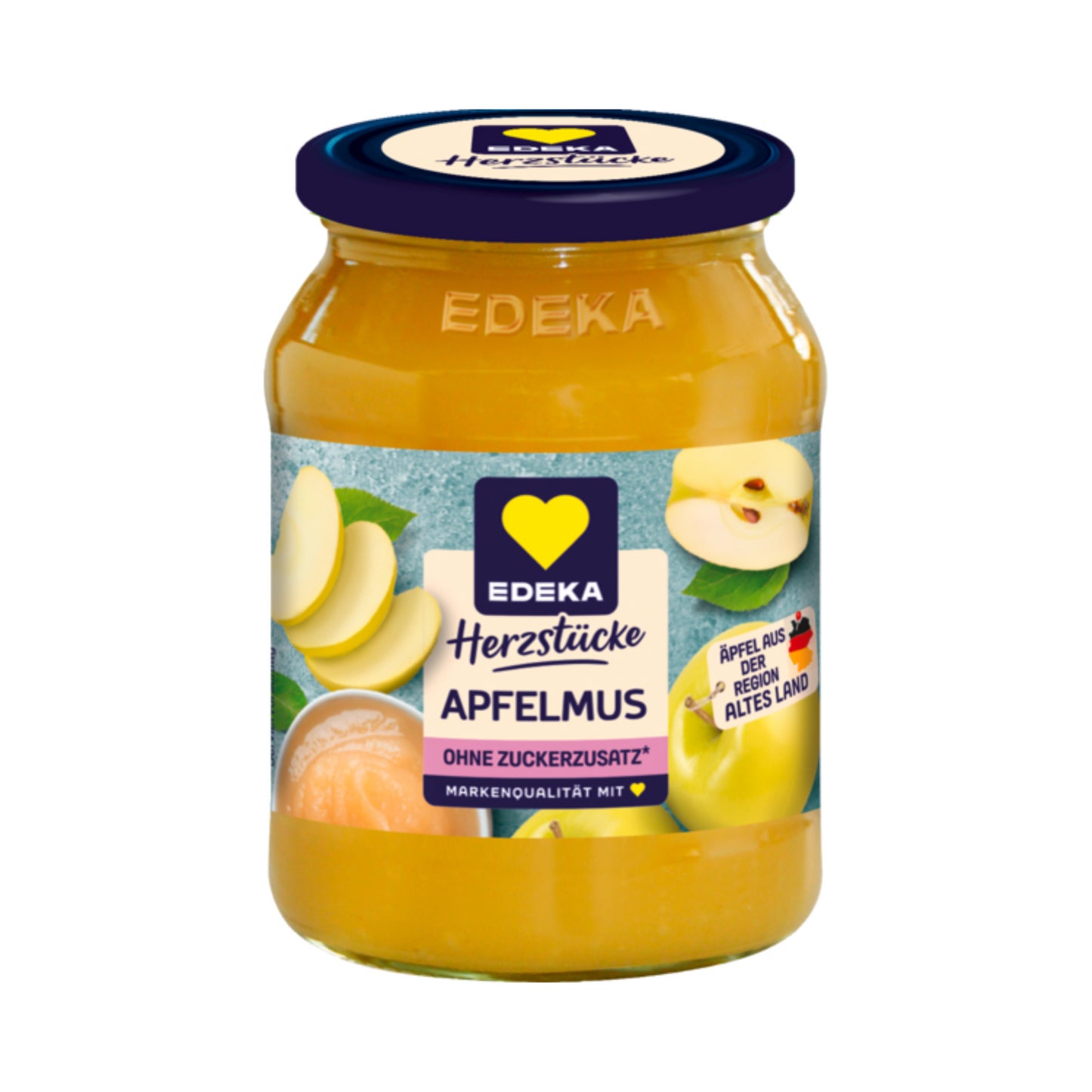 EDEKA Herzstücke Apfelmus ohne Zuckerzusatz Altes Land 360g