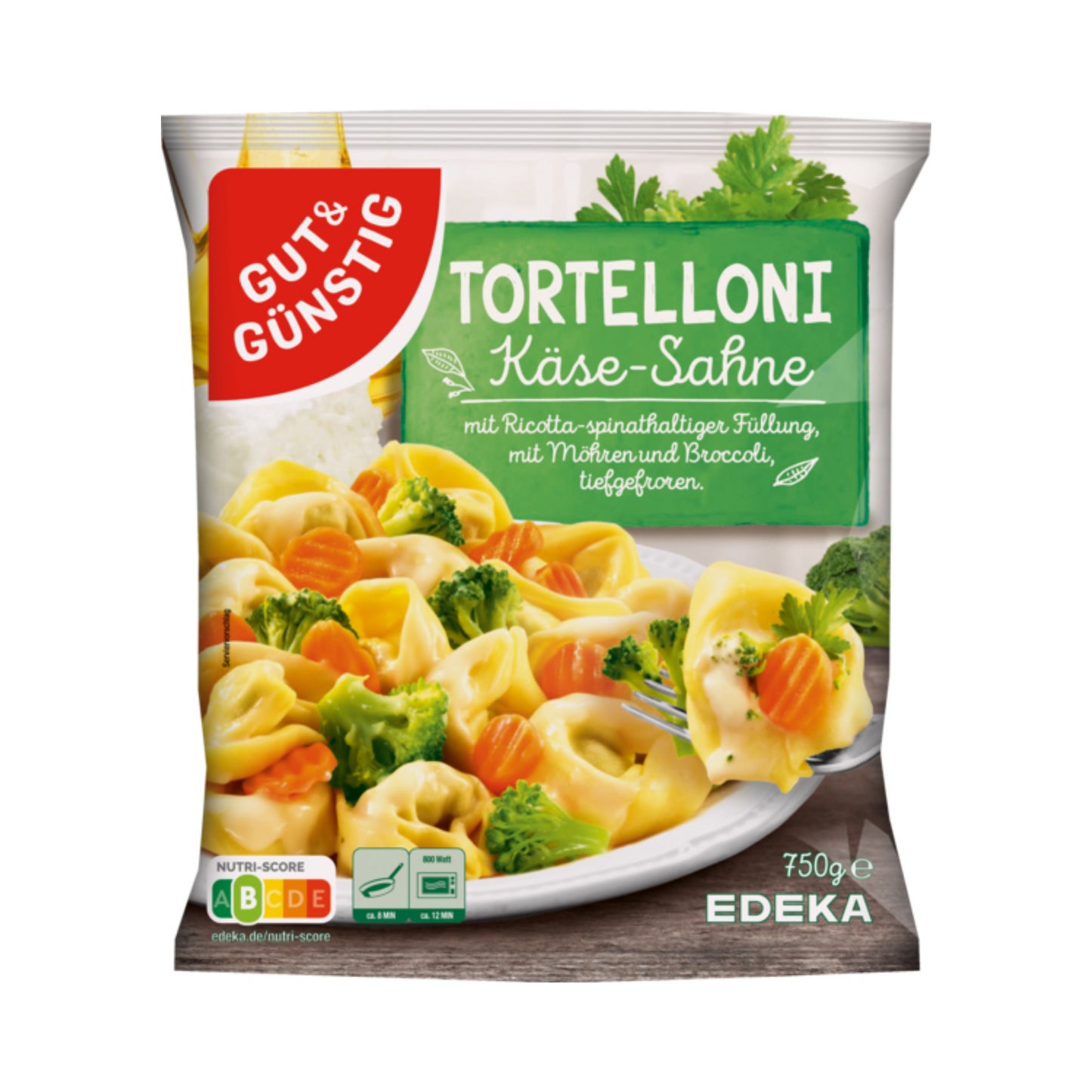 GUT&GÜNSTIG Tortelloni Käse-Sahne 750g