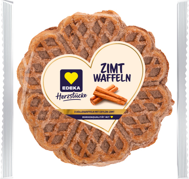 EDEKA Herzstücke Herzwaffeln mit Zimt 165g