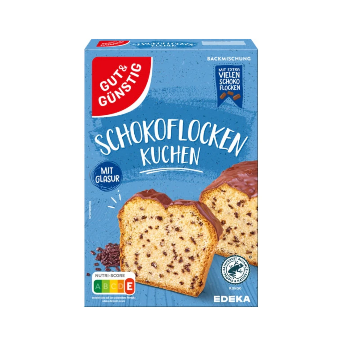 GUT&GÜNSTIG Schokoflockenkuchen Backmischung 480g
