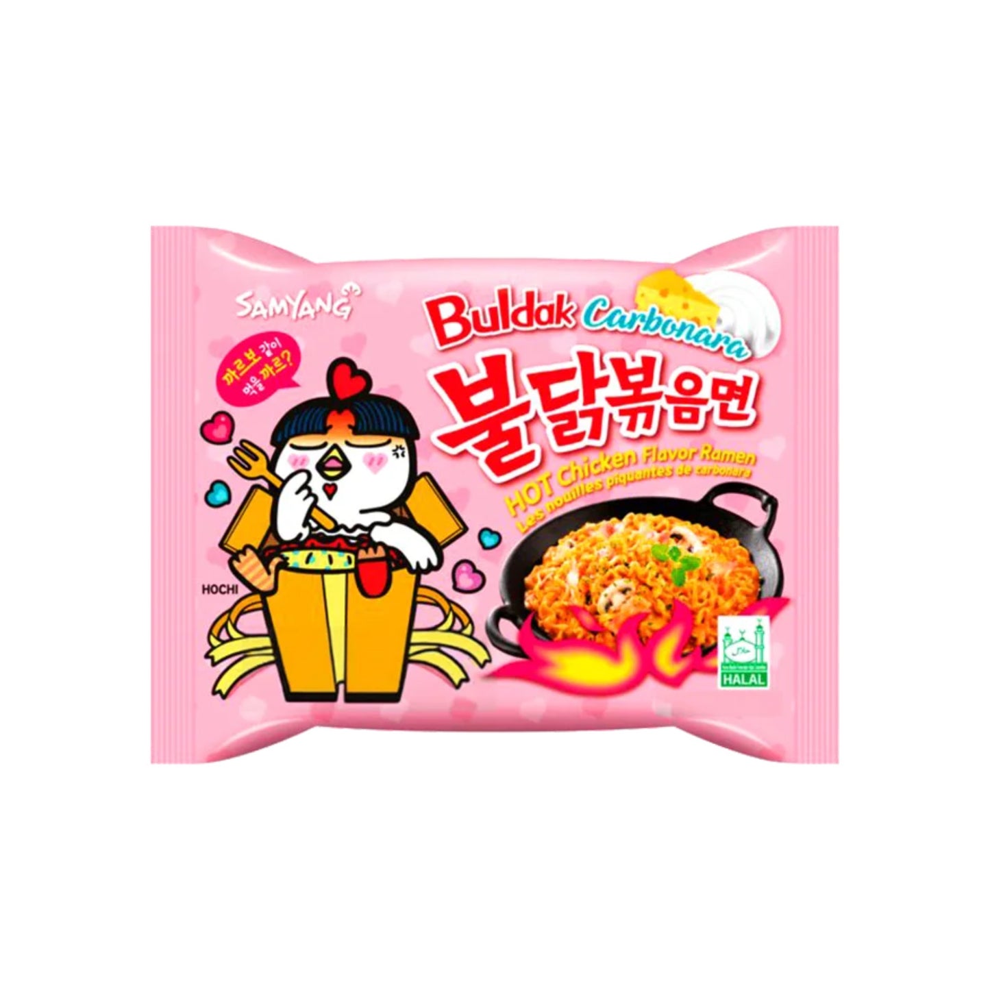 SamYang Noodle Hot Chicken Carbonara 130g