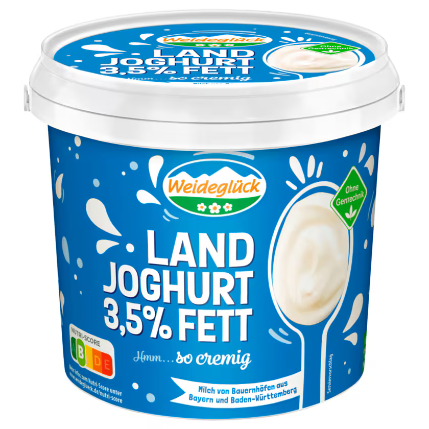 Weideglück Landjoghurt mild 3,5% 1kg