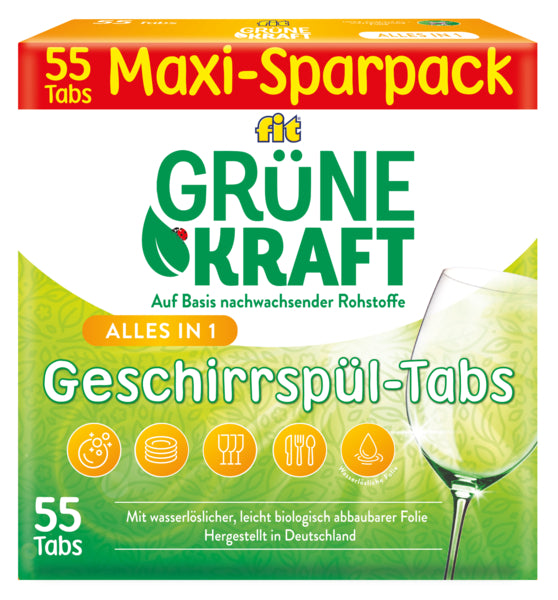 fit Grüne Kraft 55Tabs Alles-in-1 1100g