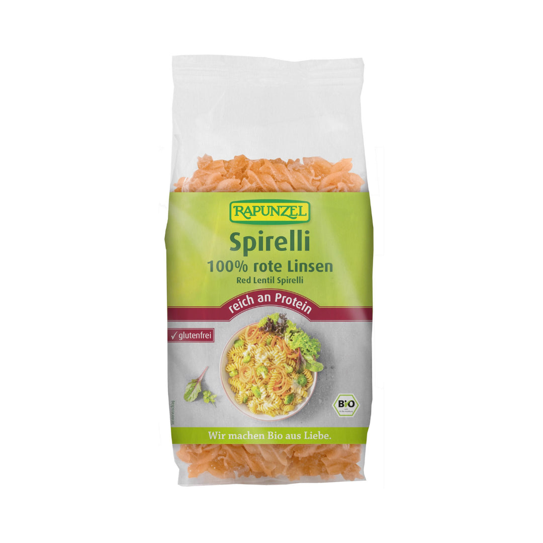 Bio Rapunzel Rote Linsen Spirelli 300g
