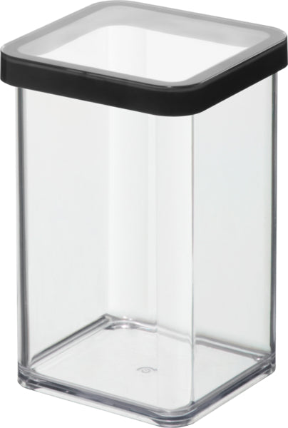 Rotho Dose Loft Premium quadratisch schwarz 1l