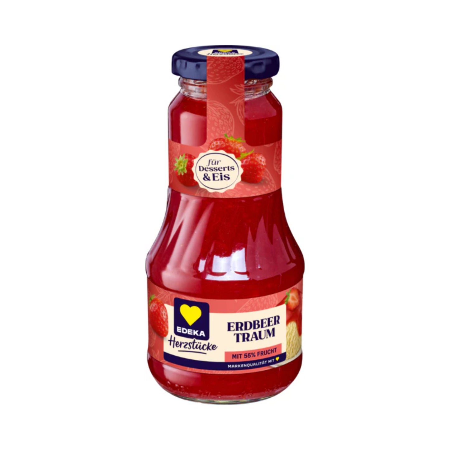 EDEKA Herzstücke Dessertsauce Erdbeere 250ml