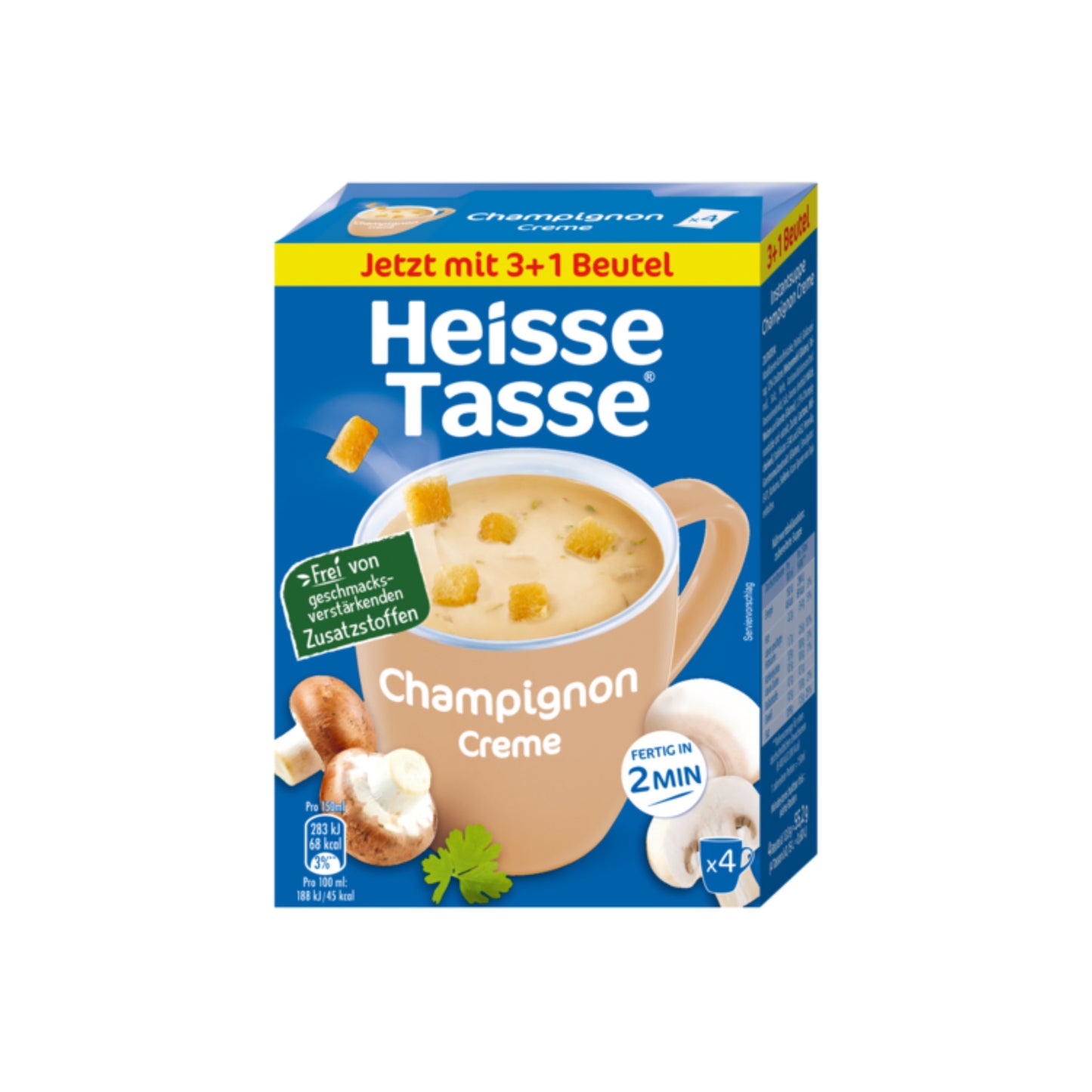 Heisse Tasse Champignoncreme 4ST für 600ml