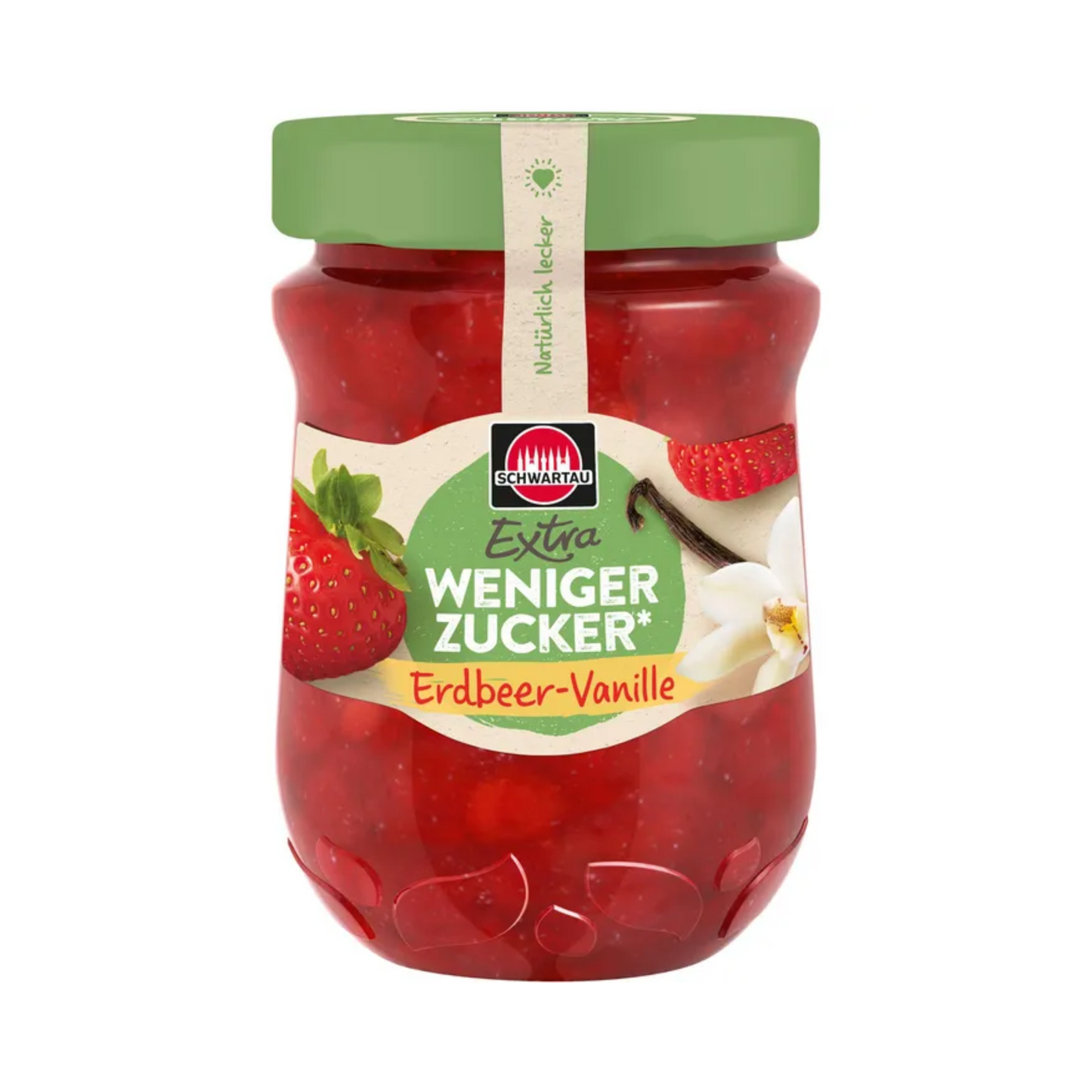 Schwartau Weniger Zucker Erdbeere-Vanille 300g