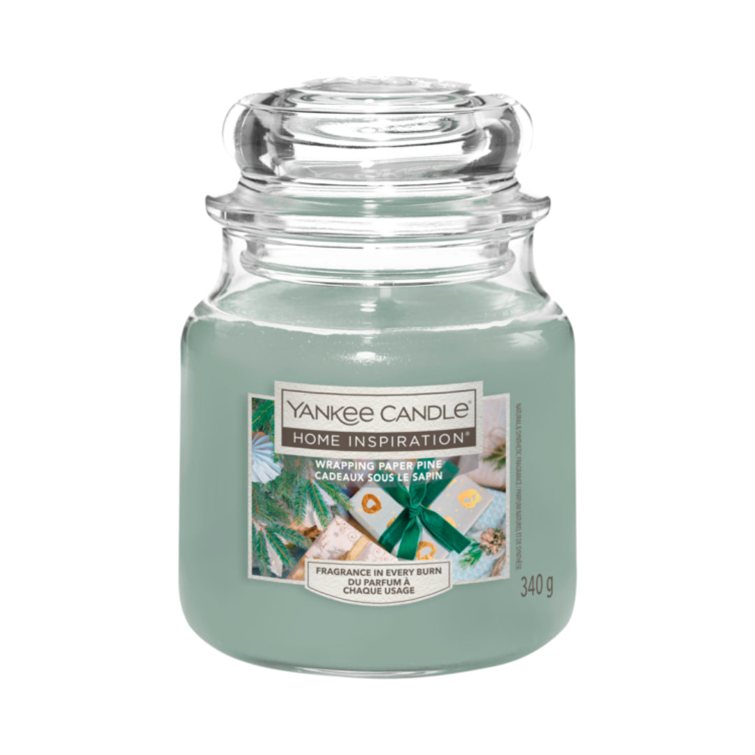 Home Inspiration by Yankee Candle Kerzenglas Wrapping Paper mittel 340g