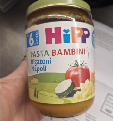 Bio Hipp Pasta Bambini Rigatoni Napoli 190g
