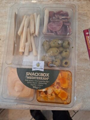 Arte di Viva Snackbox Mediterran 170g