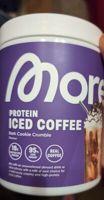 More Protein Iced Coffee Dark Cookie Crumble 300g