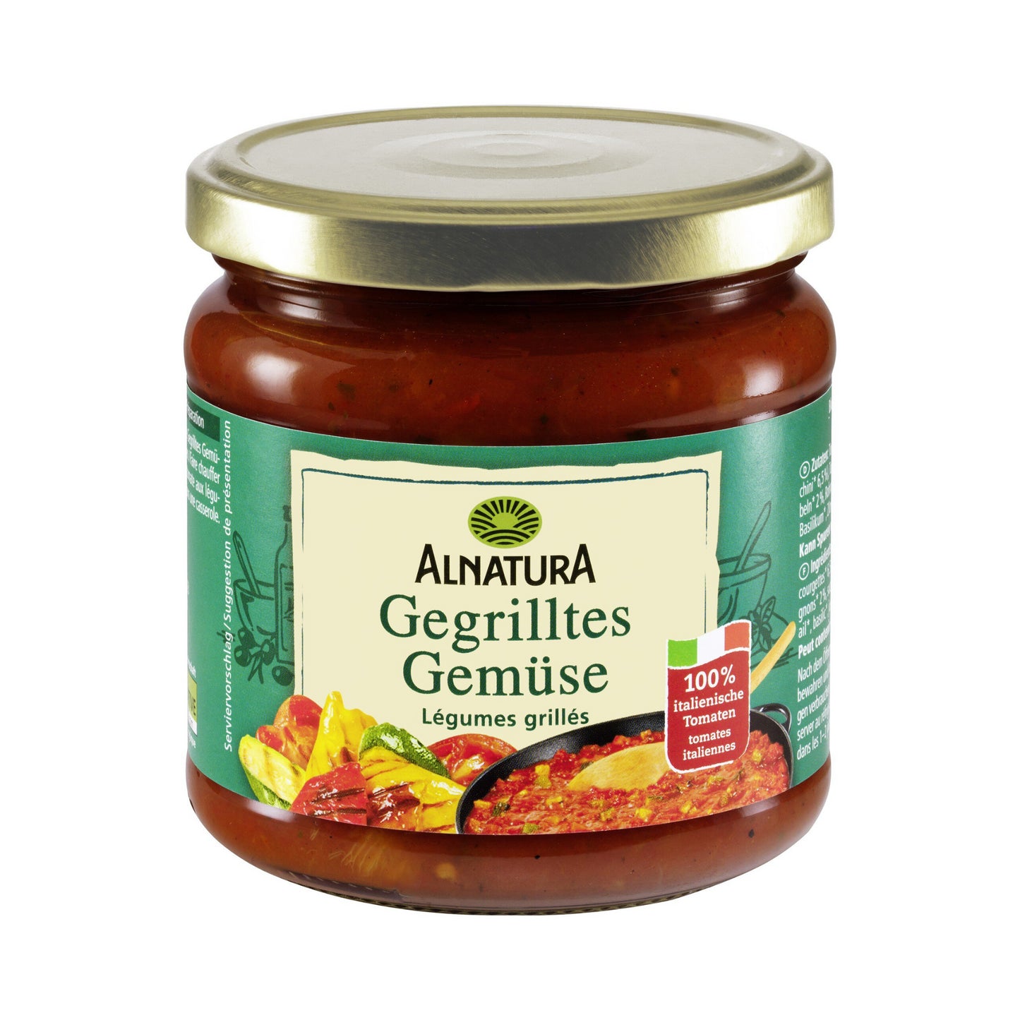 Bio Alnatura Tomatensauce Gegrilltes Gemüse 350ml