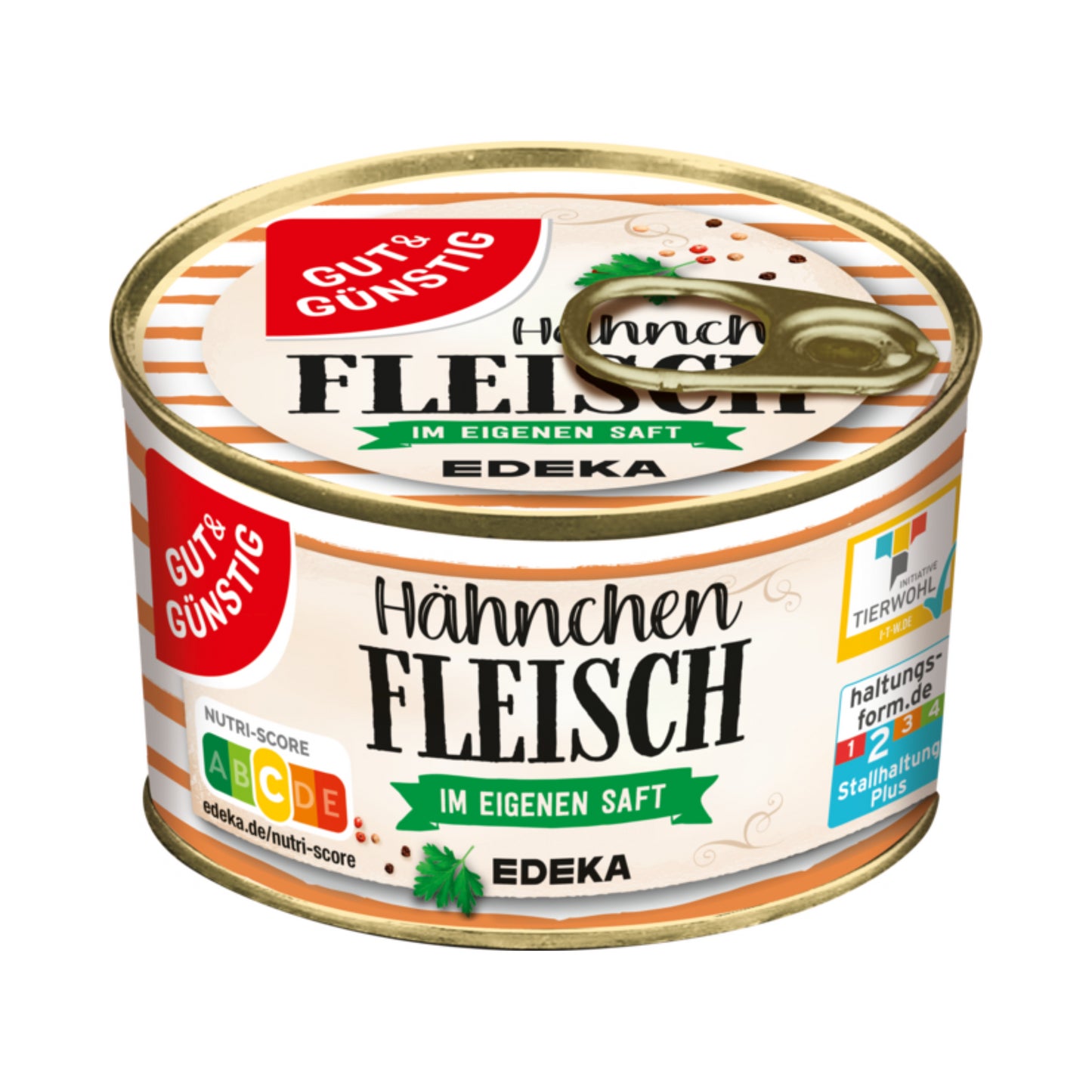 GUT&GÜNSTIG Hähnchenfleisch in eigenem Saft 300g QS ITW