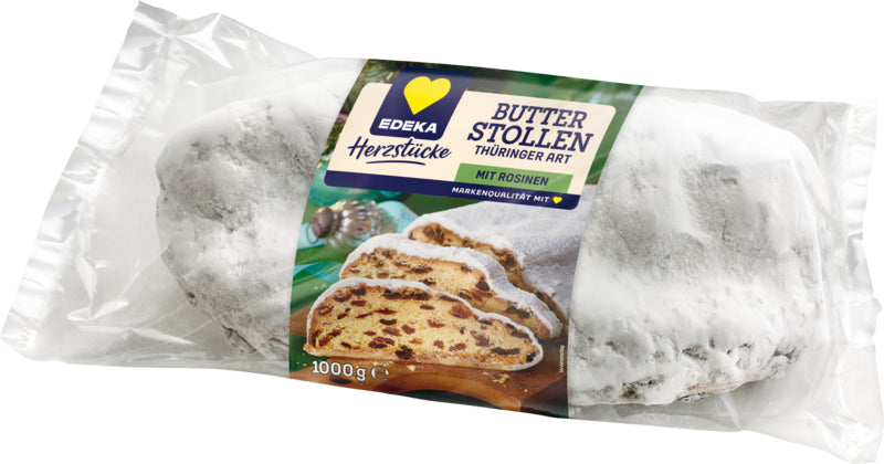 EDEKA Herzstücke Butterstollen Thüringer Art 1000g