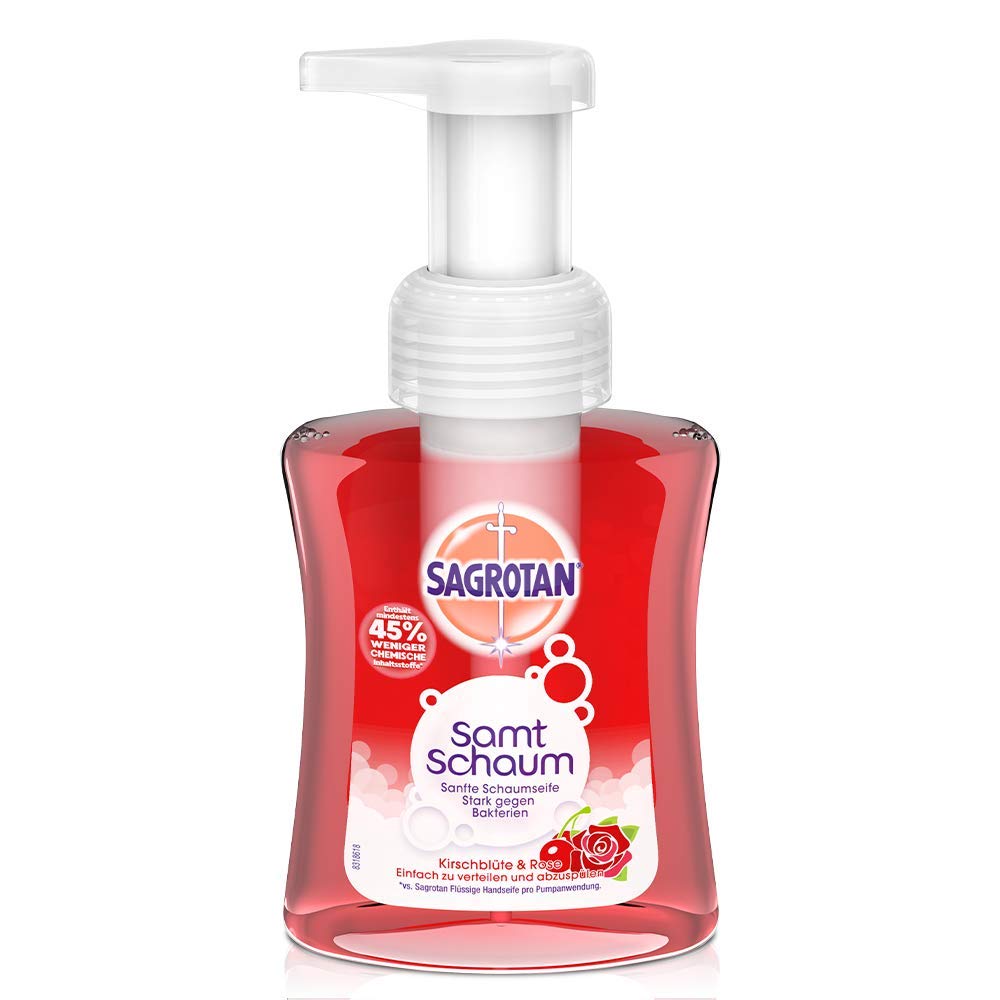 Sagrotan Samtschaum Seife Kirschblüte&Rose 250ml