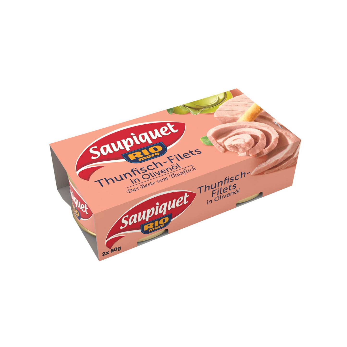 MSC Saupiquet Thunfisch Filet in Olivenöl 2x80g