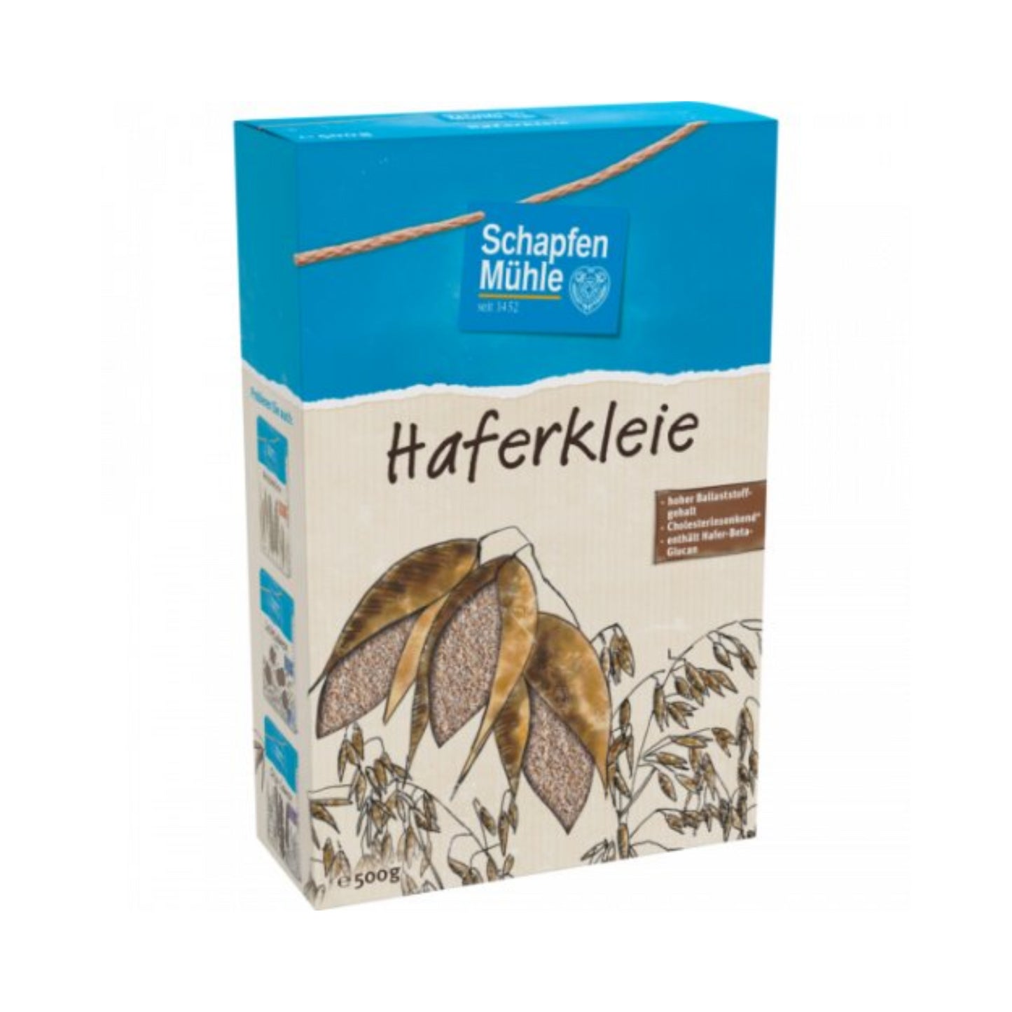Schapfenmühle Haferkleie mit Natur Keimen 500g