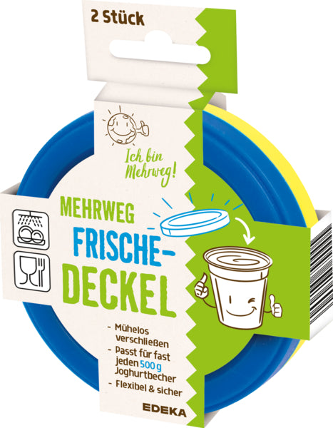 GUT&GÜNSTIG Mehrweg-Frischedeckel 2ST