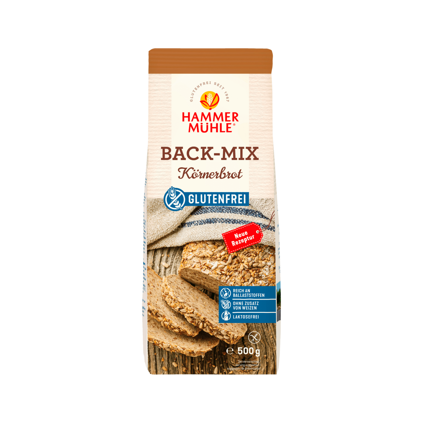 Hammermühle Back-Mix Körnerbrot 500g