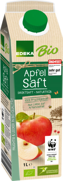 Bio EDEKA Apfelsaft Direktsaft naturtrüb 1l