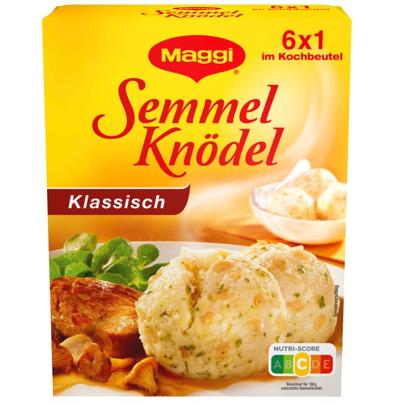 Maggi Semmelknödel im Kochbeutel 6ST 200g
