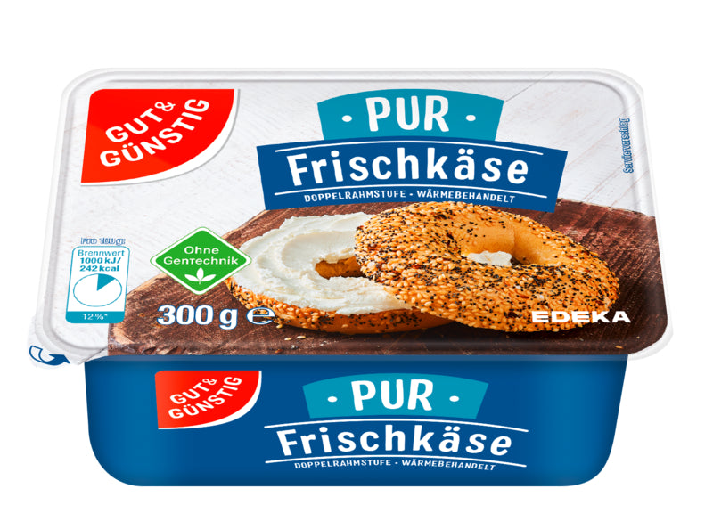 GUT&GÜNSTIG Frischkäse Natur Doppelrahmstufe 300g VLOG