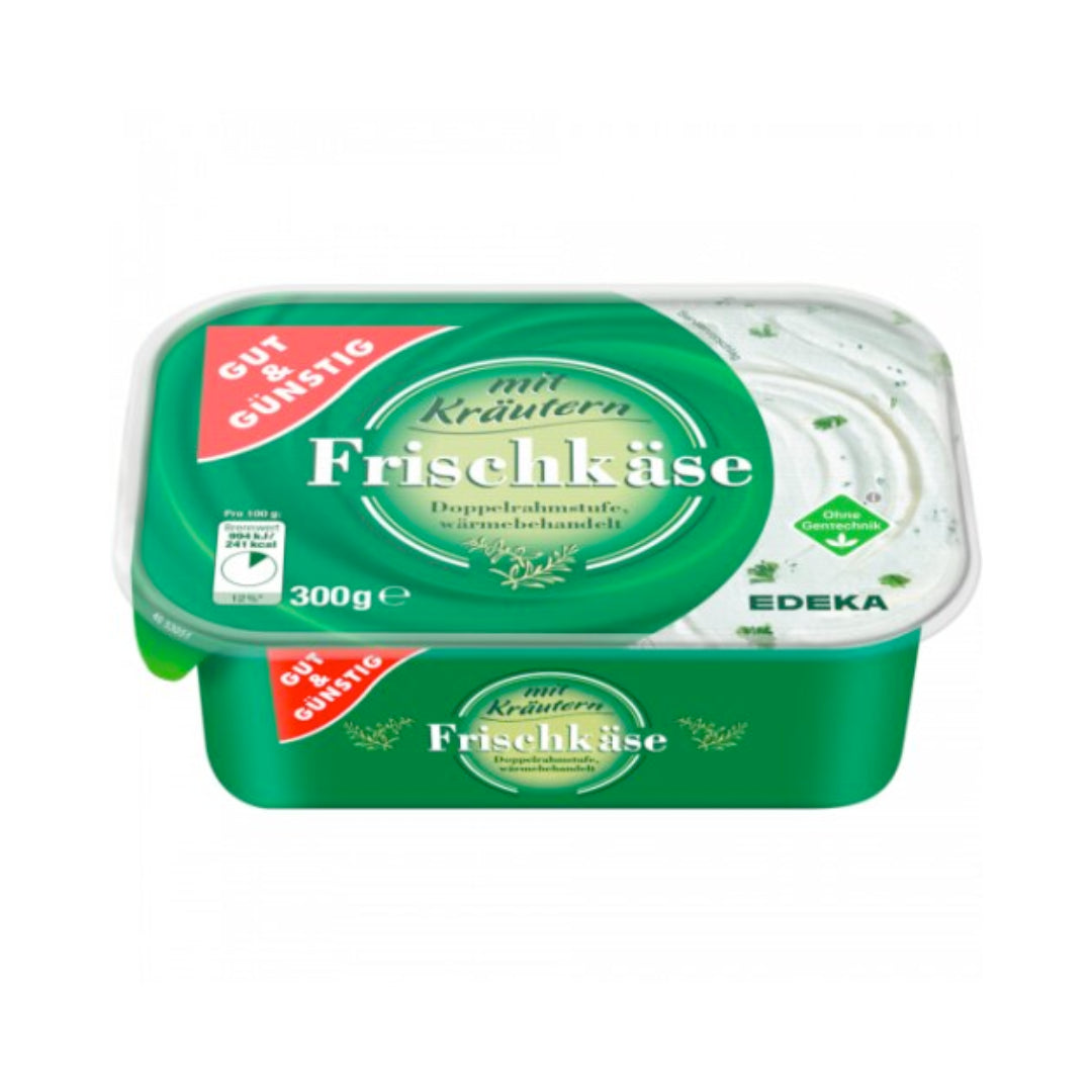 GUT&GÜNSTIG Frischkäse Kräuter Doppelrahm 300g VLOG