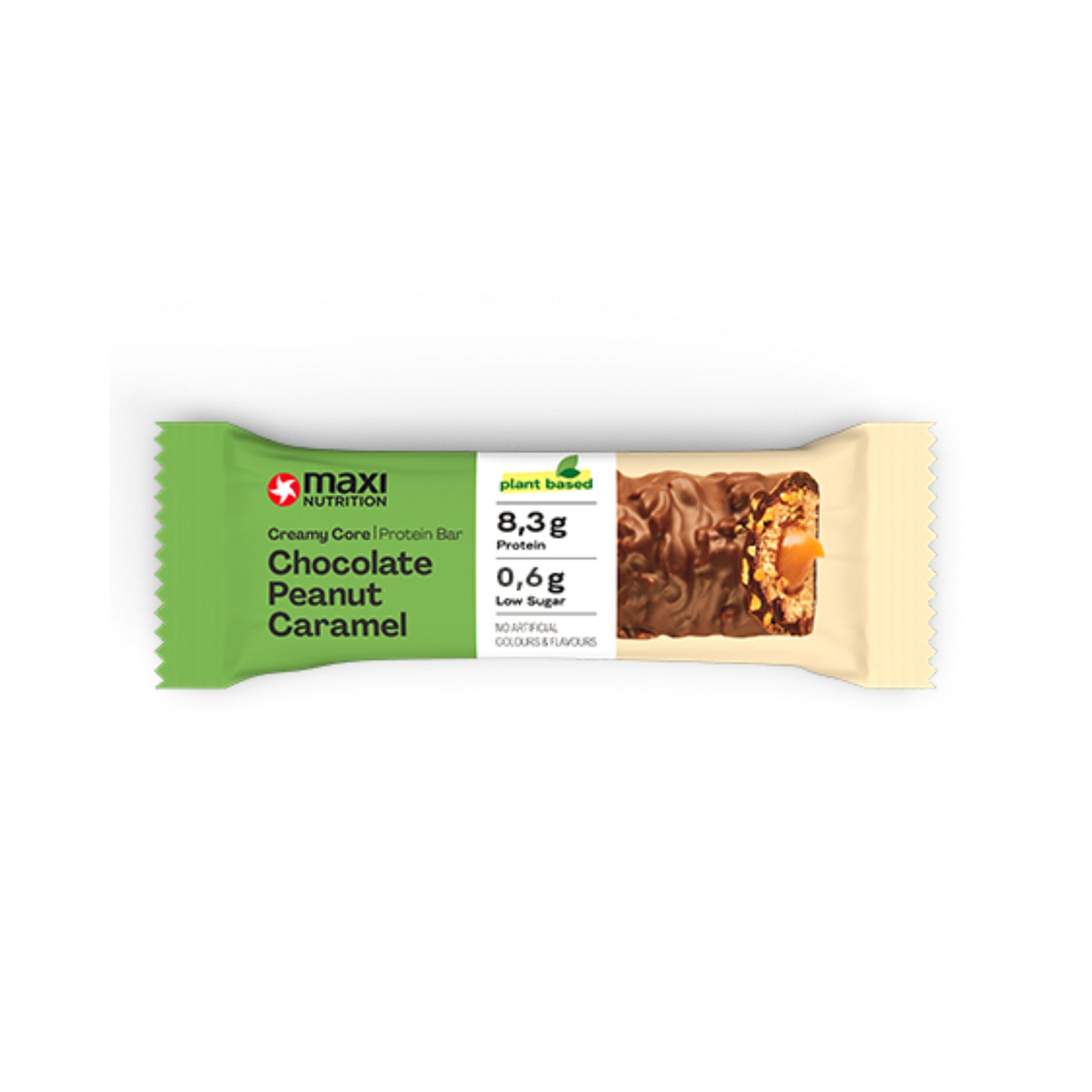 Maxinutrition Creamy Core Choco Peanut Caramel vegan 45g