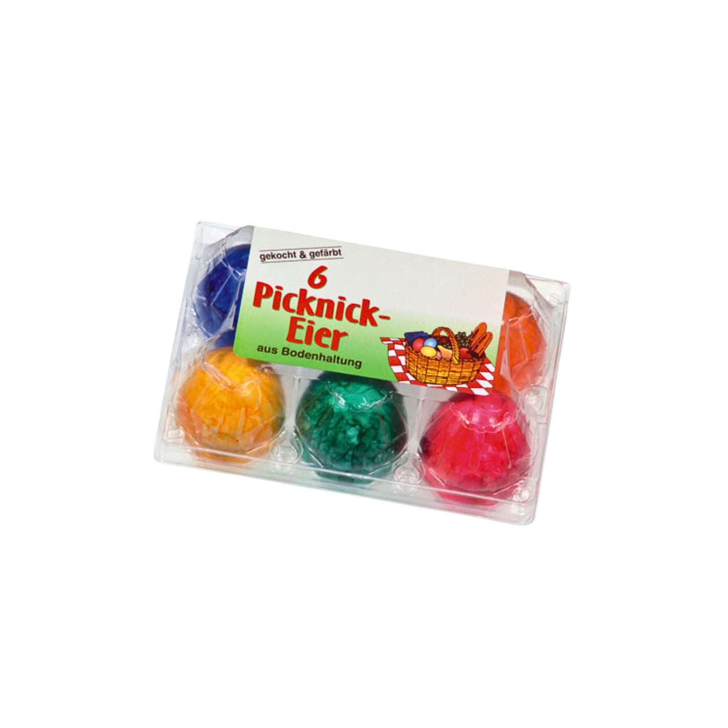 Gutshof-Ei Picknick Eier Bunt M 6ST