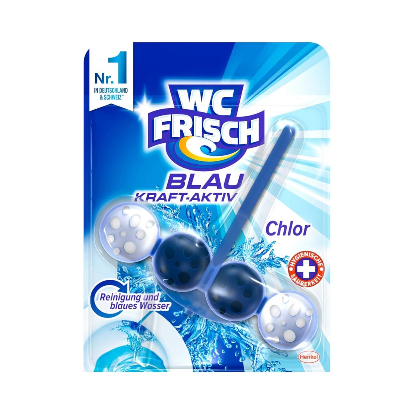 WC Frisch Kraft-Aktiv Blauspüler Chlor 50g
