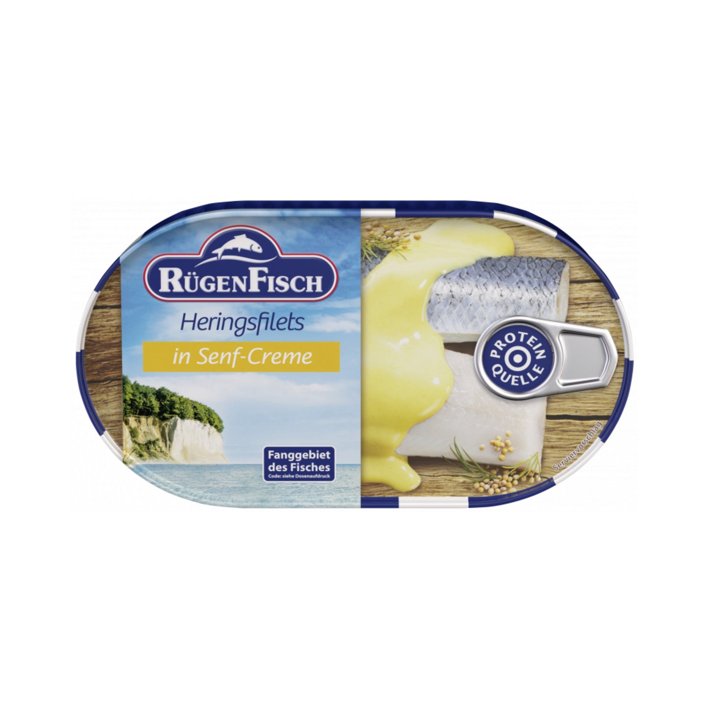 Rügen Fisch Heringsfilets in Senf-Creme 200g