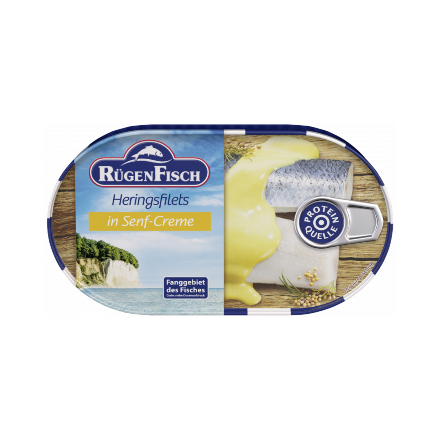 Rügen Fisch Heringsfilets in Senf-Creme 200g
