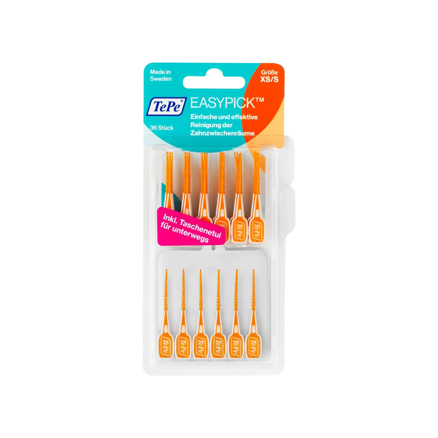 TePe EasyPick Interdentalbrush XS/S orange 36ST