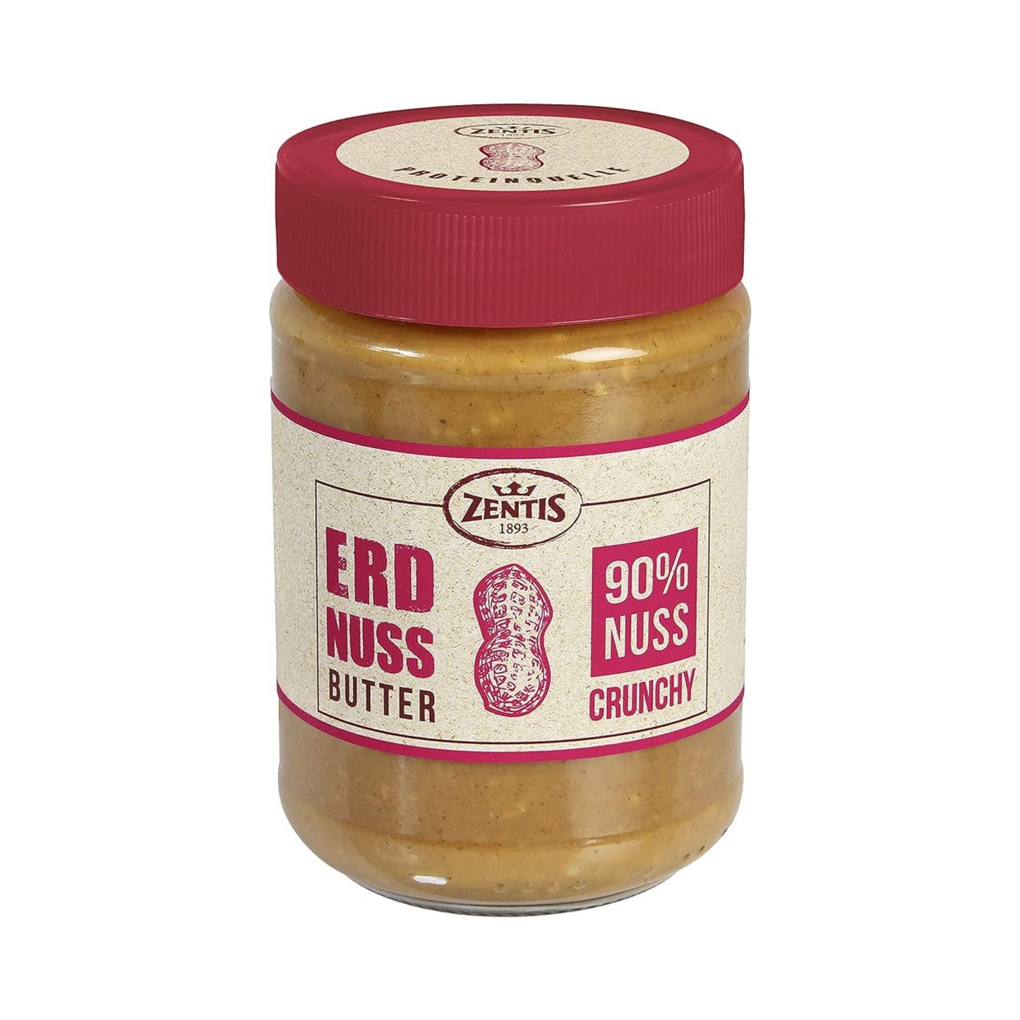 Zentis Erdnussbutter Crunchy 350g