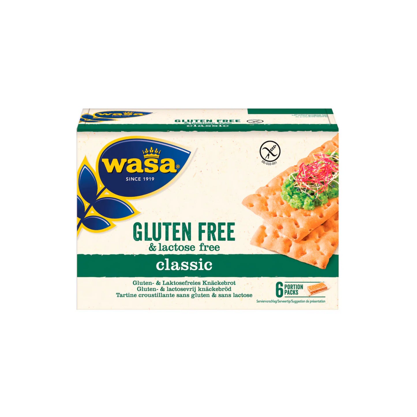 Wasa Knäckebrot Classic Gluten&Lactosefrei 240g