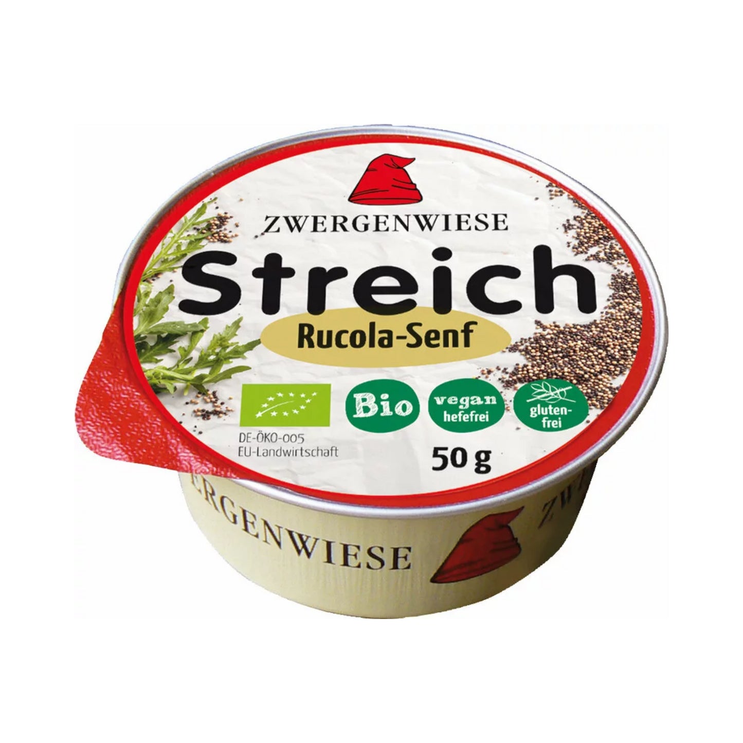 Bio Zwergenwiese Kleiner Streich Rucola-Senf glutenfrei 50g