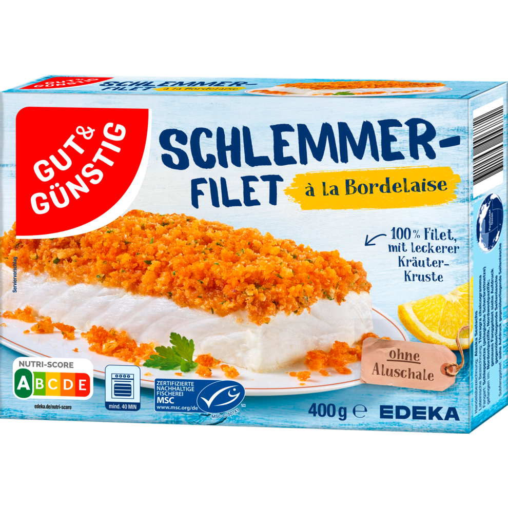 MSC GUT&GÜNSTIG Schlemmerfilet knusprig kross 400g