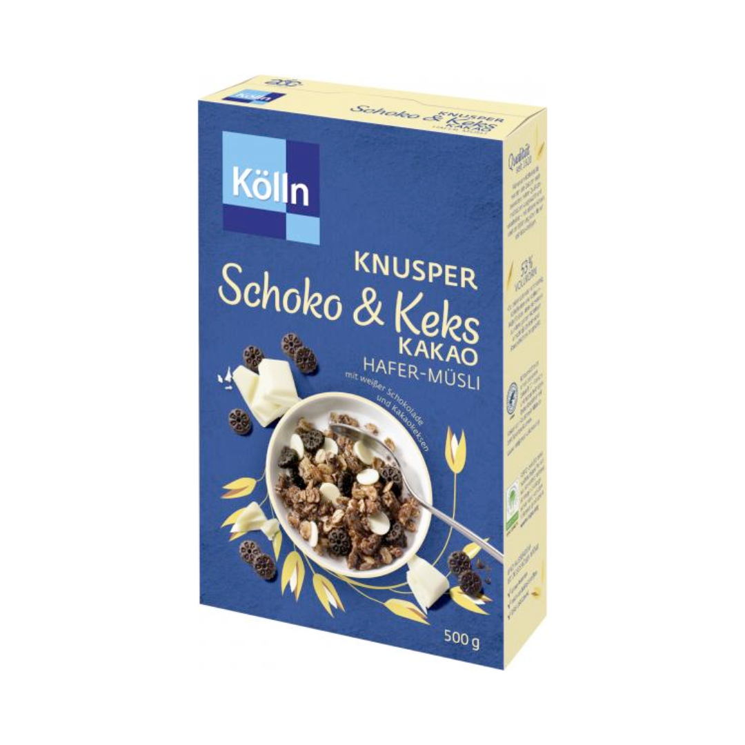 Kölln Knusper Schoko & Keks Kakao Hafer-Müsli 1kg