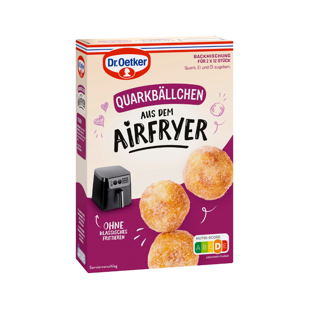 Dr.Oetker Backmischung Airfryer Quarkbällchen 420g