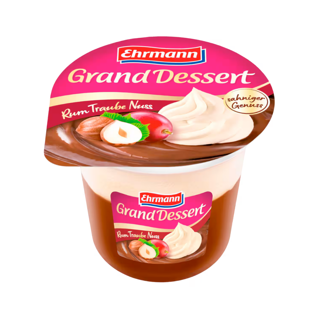Ehrmann Grand Dessert Rum Traube Nuss 190g