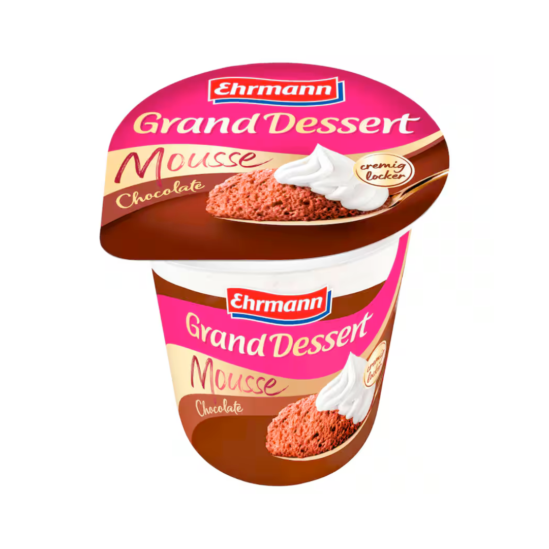 Grand Dessert Mousse mit Sahnetopping Chocolate 170g