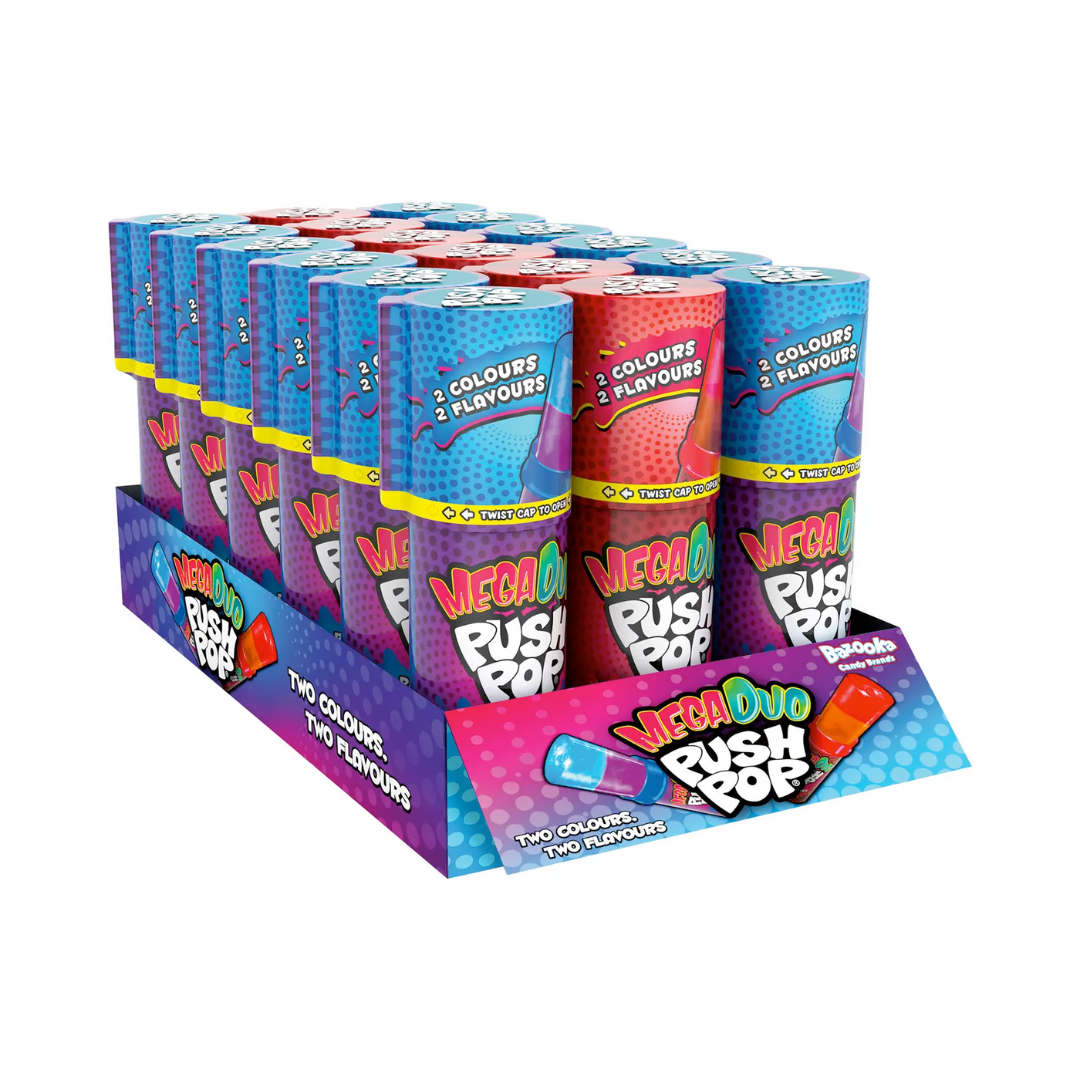 Bazooka Mega Duo Push Pop 30g